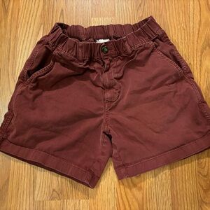 Bearbottom, size small 5.5 inch, maroon shorts